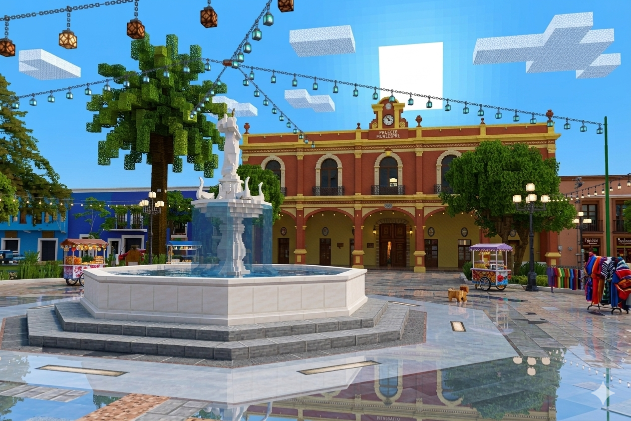 Antigua Estación en Minecraft